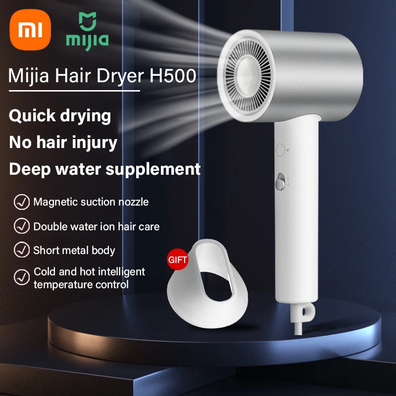 Фен Xiaomi Mijia с нанопокрытием для ухода за волосами, Быстросохнущий ионный фен с водой, 1800 Вт, третья передача, умный Воздуходувка с контролем температуры
Фен Xiaomi Mijia с нанопокрытием для ухода за волосами, Быстросохнущий ионный фен с водой, 1800 Вт, третья передача, умный Воздуходувка с контролем температуры