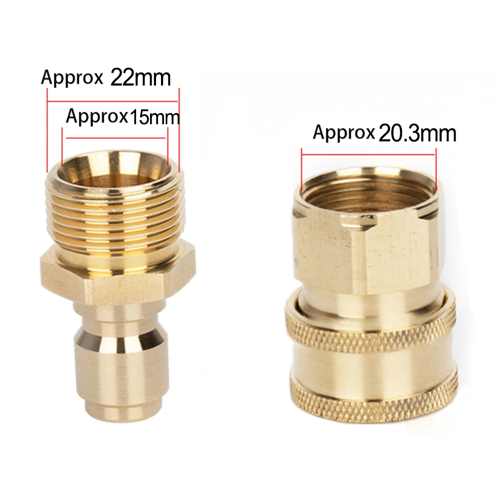 3/8 M22 Adapter For High Pressure Washer Spout Kit Quick Connect Kit Cleaning Machine Spray Gun Hose Quick Connector
3/8 M22 Adapter For High Pressure Washer Spout Kit Quick Connect Kit Cleaning Machine Spray Gun Hose Quick Connector