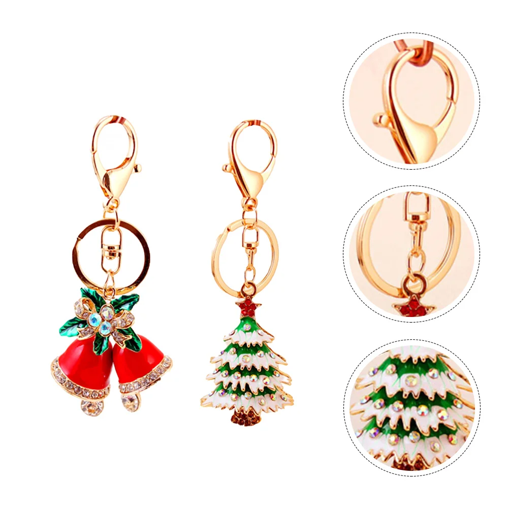 Christmas Keychainkeyring Party Holiday Tree Decorativependant Gifts Hanging Ornaments Rhinestones Favors Key Bell Ring Favor
Christmas Keychainkeyring Party Holiday Tree Decorativependant Gifts Hanging Ornaments Rhinestones Favors Key Bell Ring Favor