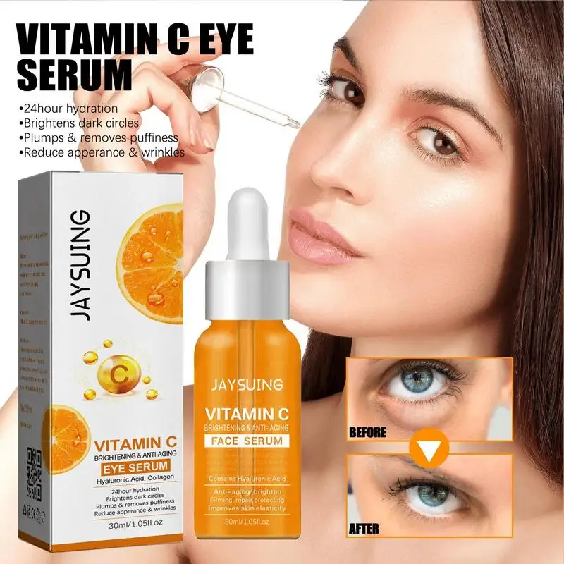Eye Care Essence 30ml Vitamin C Eye Skin Care Essence Moisturizer Brightening Cream With Vitamin C Collagen Sodium Hyaluronate
Eye Care Essence 30ml Vitamin C Eye Skin Care Essence Moisturizer Brightening Cream With Vitamin C Collagen Sodium Hyaluronate