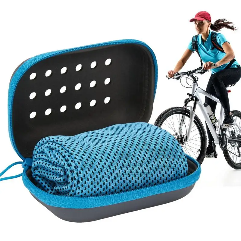 Sports Towel 100% Polyester Fiber Cold Feeling Towel Silicone Sleeve Compressed Cooling Sweat Absorption Quick Drying Cold Towel
Sports Towel 100% Polyester Fiber Cold Feeling Towel Silicone Sleeve Compressed Cooling Sweat Absorption Quick Drying Cold Towel