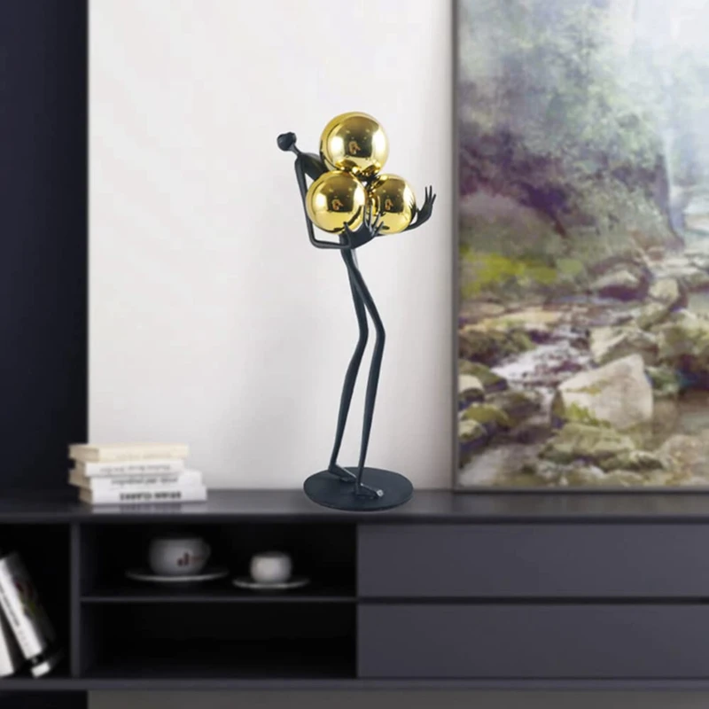1 Piece Creativity Figure Statue Modern Abstract Art Metal Iron Art Sculpture Home Decoration Black
1 Piece Creativity Figure Statue Modern Abstract Art Metal Iron Art Sculpture Home Decoration Black