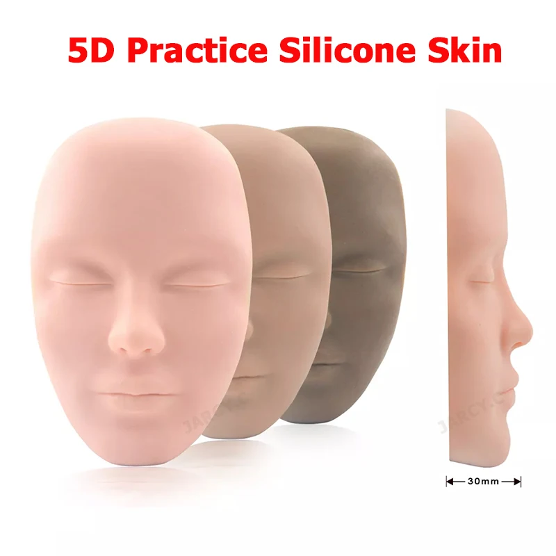 5D Facial Tattoo Permanent Training Silicone Skin Eyebrow Lip Eye Tattoo Practice Skin Mannequin Face
5D Facial Tattoo Permanent Training Silicone Skin Eyebrow Lip Eye Tattoo Practice Skin Mannequin Face