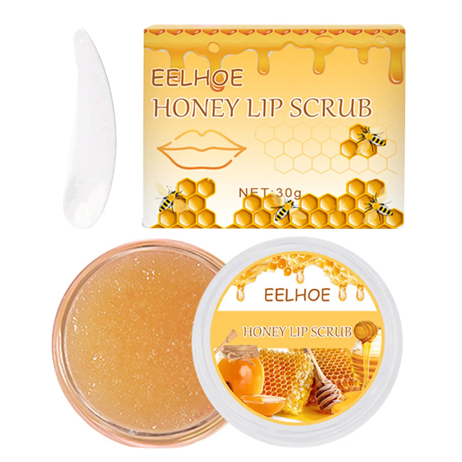 Honey Lip Scrub Safe Anti-dry Lip Exfoliator For Deep Moisturizing Effective Lip Care Scrub Exfoliator For Chapped Dry And Flaky
Honey Lip Scrub Safe Anti-dry Lip Exfoliator For Deep Moisturizing Effective Lip Care Scrub Exfoliator For Chapped Dry And Flaky
