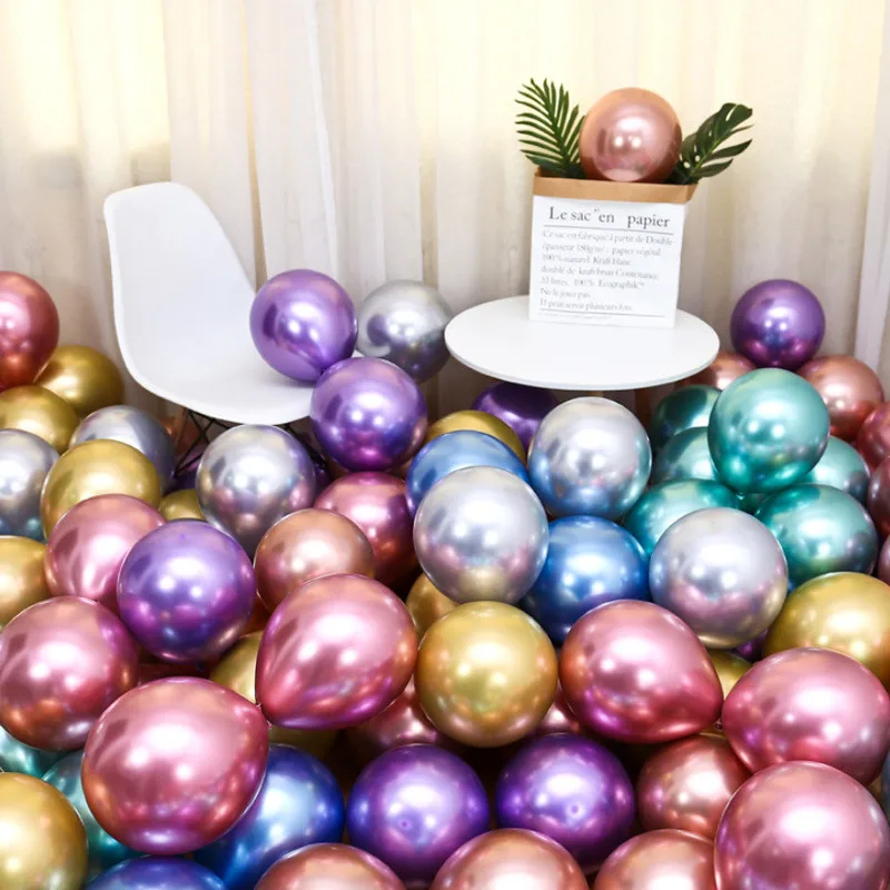 50pcs 10 Inch Metal Latex Balloons Golden Silver Round Macaron Balloons Birthday Party Wedding Balloon Decoration
50pcs 10 Inch Metal Latex Balloons Golden Silver Round Macaron Balloons Birthday Party Wedding Balloon Decoration