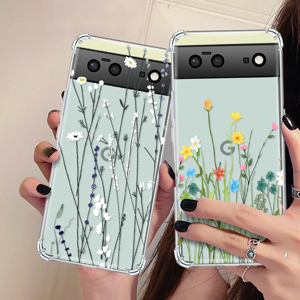 Flowers and Plants Phone Case for Google Pixel 7a 7Pro 7 Transparent Bumper Fundas for Pixel 6a 6 6Pro Shockproof Soft TPU Cover
Flowers and Plants Phone Case for Google Pixel 7a 7Pro 7 Transparent Bumper Fundas for Pixel 6a 6 6Pro Shockproof Soft TPU Cover