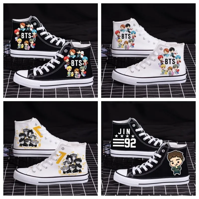 Bt21 Anime Cartoon Canvas Shoes Kawaii Doll Print Student Casual Sneakers Comfortable Sports Shoes All Match Sneakers Kids Gift
Bt21 Anime Cartoon Canvas Shoes Kawaii Doll Print Student Casual Sneakers Comfortable Sports Shoes All Match Sneakers Kids Gift