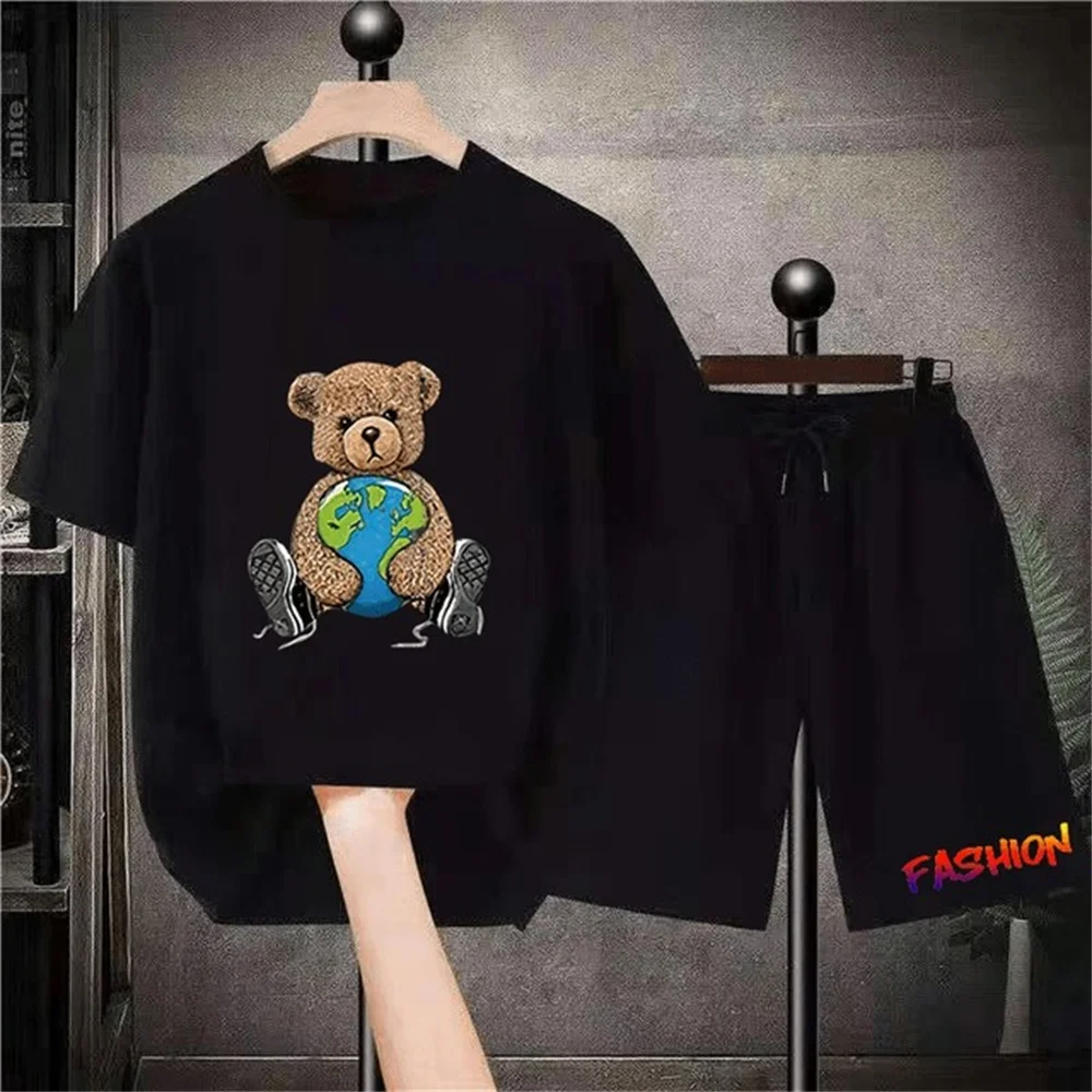 2023 New Men's T-shirt Set 3d Luxury Brand Teddy Bear Print Top Breathable Intelligence Sportswear Street Fashion Clothing
2023 New Men's T-shirt Set 3d Luxury Brand Teddy Bear Print Top Breathable Intelligence Sportswear Street Fashion Clothing