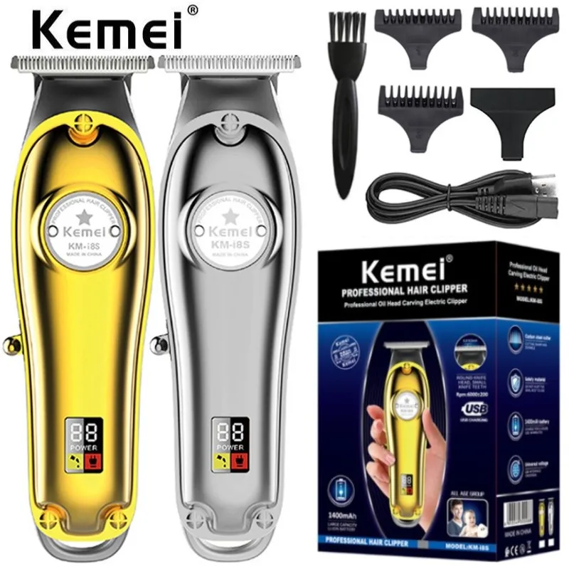 Original Kemei Metal Housing Professional Hair Clipper For Men Shaver Electric Barber Hair Trimmer Beard Hair Cutting Machine 
Original Kemei Metal Housing Professional Hair Clipper For Men Shaver Electric Barber Hair Trimmer Beard Hair Cutting Machine
