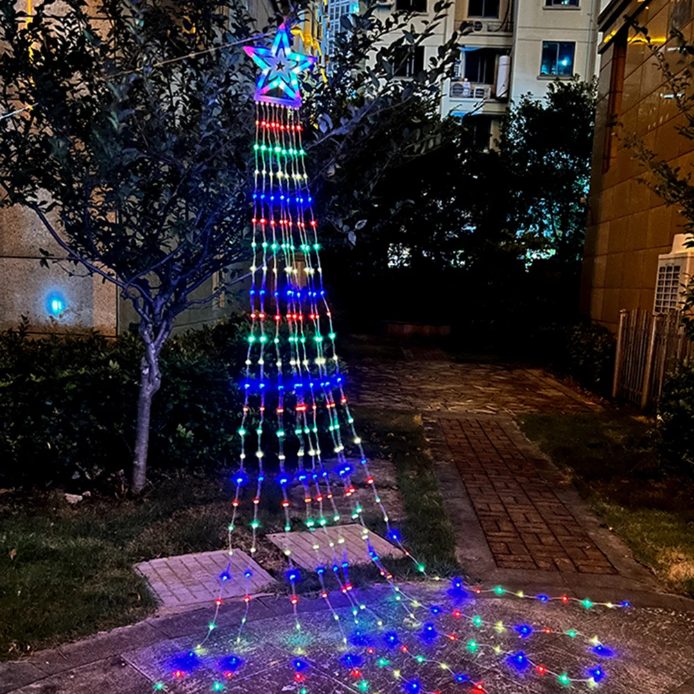 Outdoor 8 Modes LED Christmas Garland Fairy Lights Waterproof 270led Stars Waterfall String Lights for Party Wedding Patio Decor
Outdoor 8 Modes LED Christmas Garland Fairy Lights Waterproof 270led Stars Waterfall String Lights for Party Wedding Patio Decor