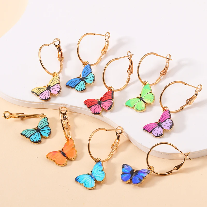 2023 Trending Oil Drip Painted Butterfly Drop Earrings For Women Girls Delicate Cute Insert Pendants Dangle Earrings Jewelry
2023 Trending Oil Drip Painted Butterfly Drop Earrings For Women Girls Delicate Cute Insert Pendants Dangle Earrings Jewelry