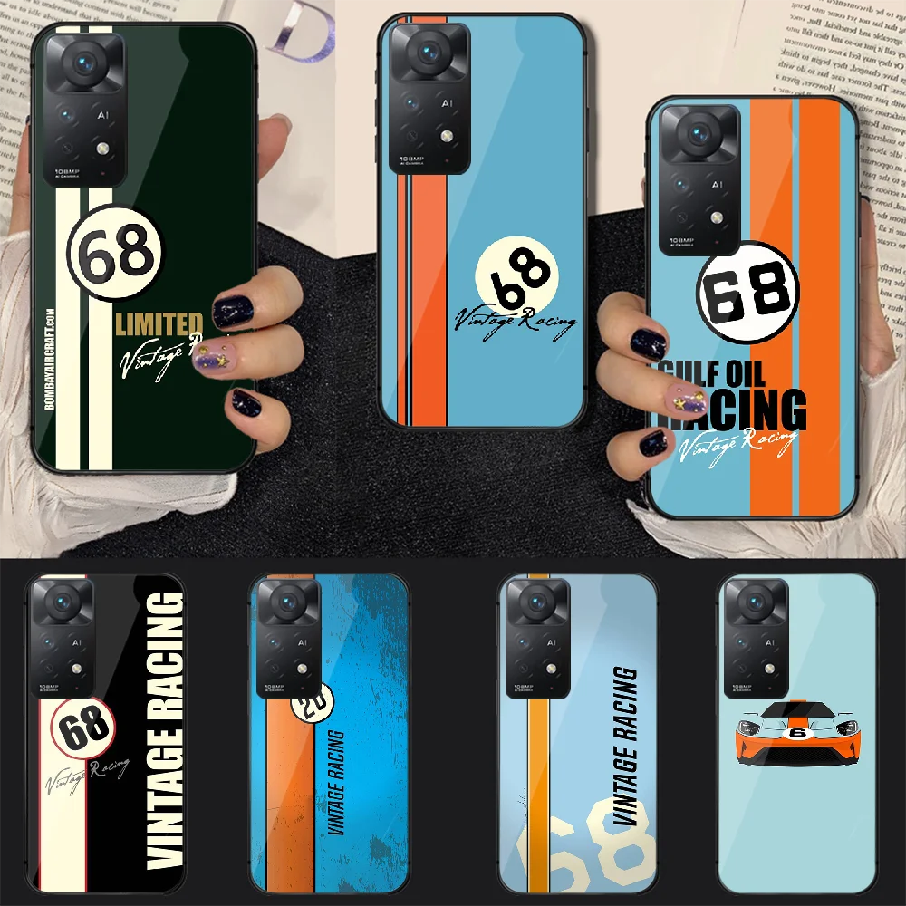 Vintage Racing Gulf 68 Tempered Glass Phone Case Cover For Xiaomi Redmi Note 7 8 9 10 11 12 S Pro Plus 5G 9C 10C K60
Vintage Racing Gulf 68 Tempered Glass Phone Case Cover For Xiaomi Redmi Note 7 8 9 10 11 12 S Pro Plus 5G 9C 10C K60