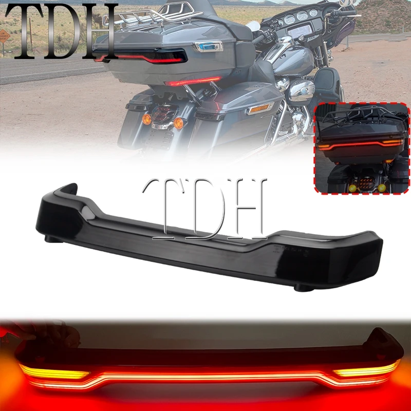 Smoke LED Taillight Tour Pack Brake/Turn/Tail Lamp For Harley Touring Electra Road Tri Glide Ultra Limited FLTRU 14+ Trunk Light
Smoke LED Taillight Tour Pack Brake/Turn/Tail Lamp For Harley Touring Electra Road Tri Glide Ultra Limited FLTRU 14+ Trunk Light
