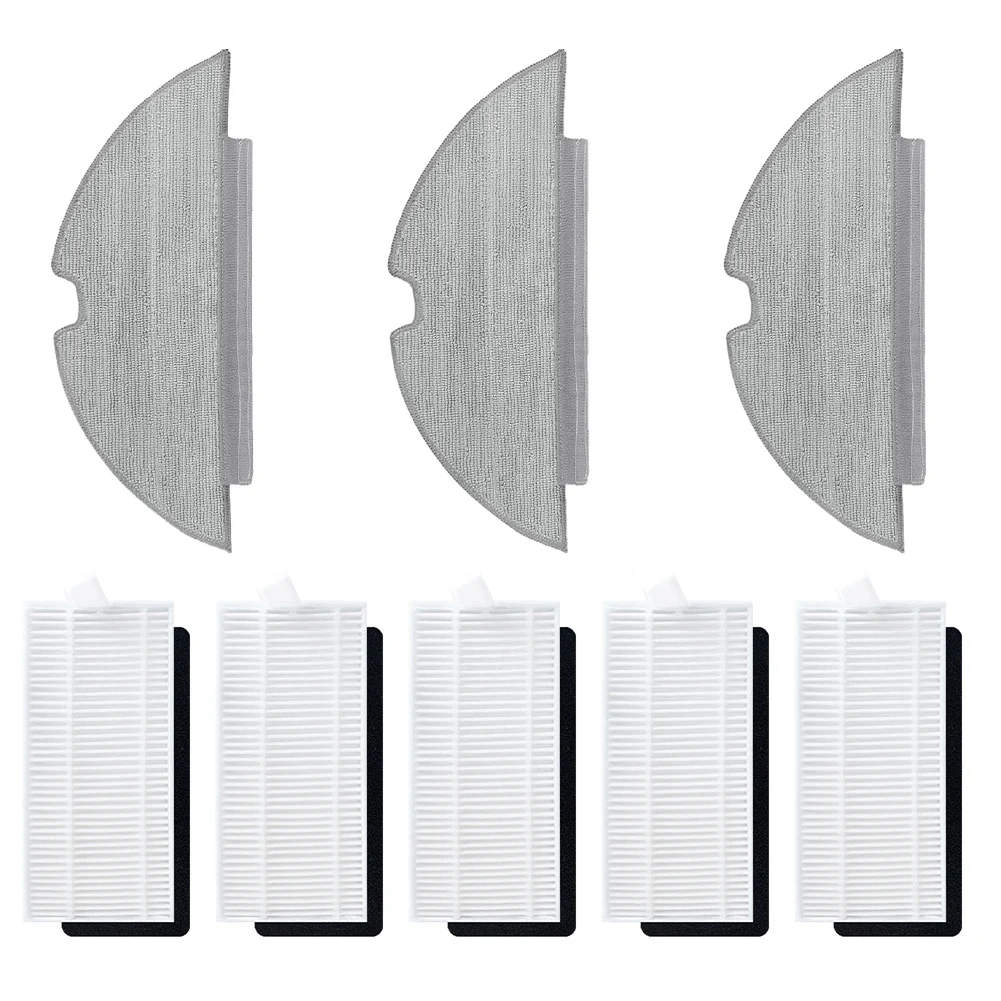 5pcs Filters With 3pcs Mop Cloths For Eufy RoboVac Replacement Kit Accessories Vacuum Cleaner Mop Cloths Accessories
5pcs Filters With 3pcs Mop Cloths For Eufy RoboVac Replacement Kit Accessories Vacuum Cleaner Mop Cloths Accessories