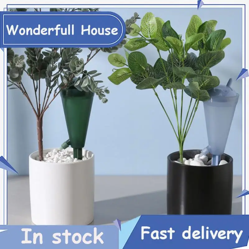 Single 7 Days Automatic Watering Cone Lazy Watering Dripper Plastic Flower-watering Device Convenient Watering Dripper Blue
Single 7 Days Automatic Watering Cone Lazy Watering Dripper Plastic Flower-watering Device Convenient Watering Dripper Blue