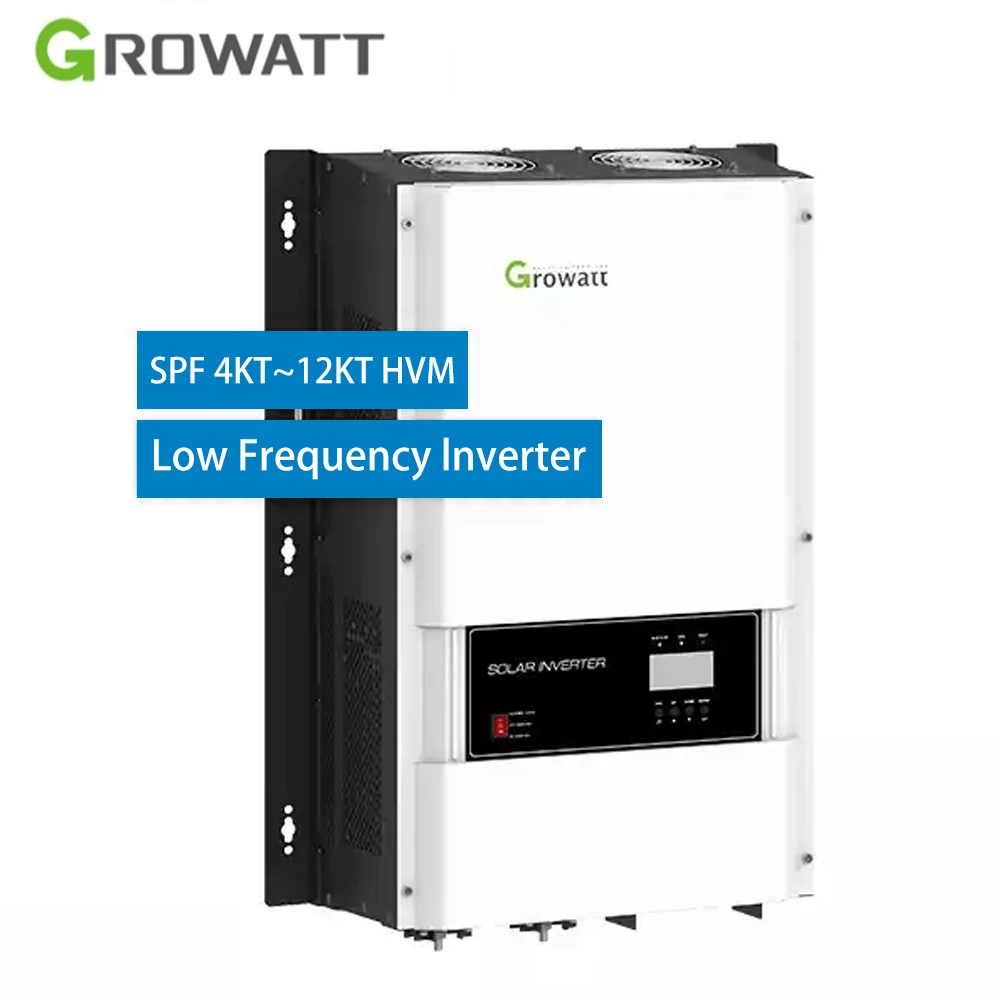 Growatt Off Grid SPF 4KT 5KT 12KT HVM Series Single Phase Inverter For Solar Home Energy Storage System
Growatt Off Grid SPF 4KT 5KT 12KT HVM Series Single Phase Inverter For Solar Home Energy Storage System