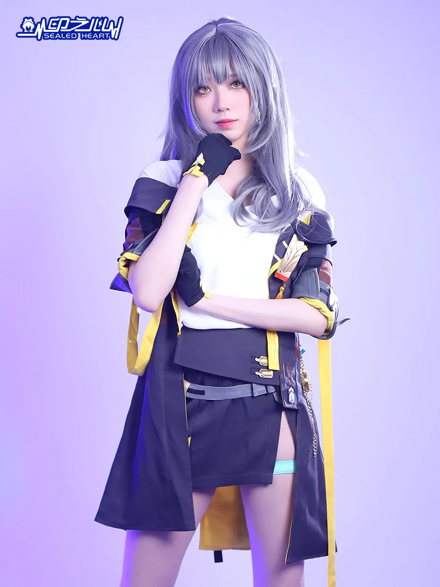 

Female Trailblazer Cosplay Anime Honkai Star Rail Costume Suit Fancy Dress Big Size Trailblazer Trench Outfit Wig for Comic Con