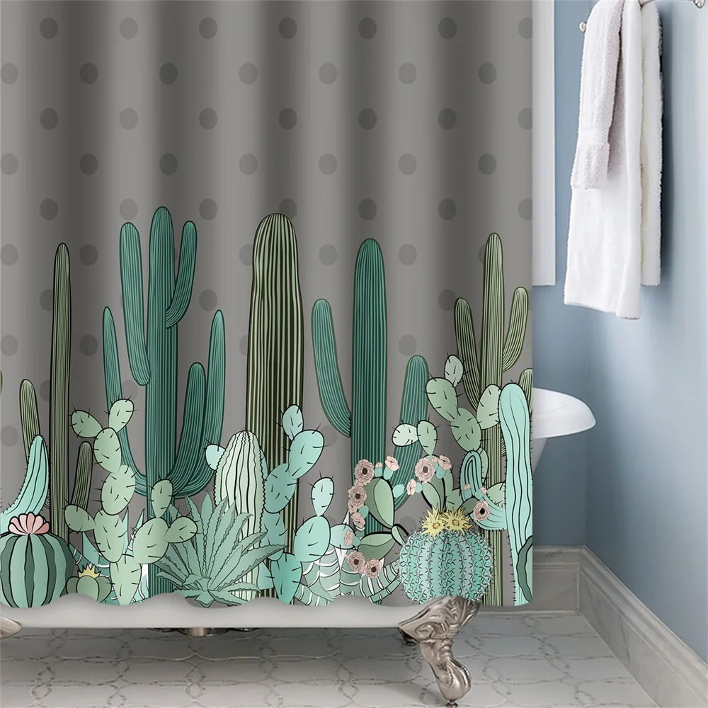 Cactus Flower Tropical Plant Leaf Palm Shower Curtains Bathroom Curtain Waterproof Polyester Bathroom Curtain with Hooks
Cactus Flower Tropical Plant Leaf Palm Shower Curtains Bathroom Curtain Waterproof Polyester Bathroom Curtain with Hooks