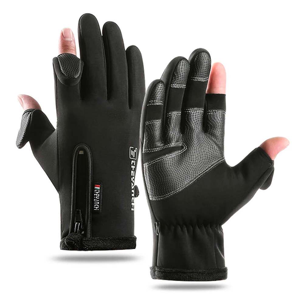 Winter Warm Cycle Gloves Cold-proof Touch Screen Waterproof Men Women Gloves Two-finger Leak Design Outdoor Ski Fishing Gloves
Winter Warm Cycle Gloves Cold-proof Touch Screen Waterproof Men Women Gloves Two-finger Leak Design Outdoor Ski Fishing Gloves