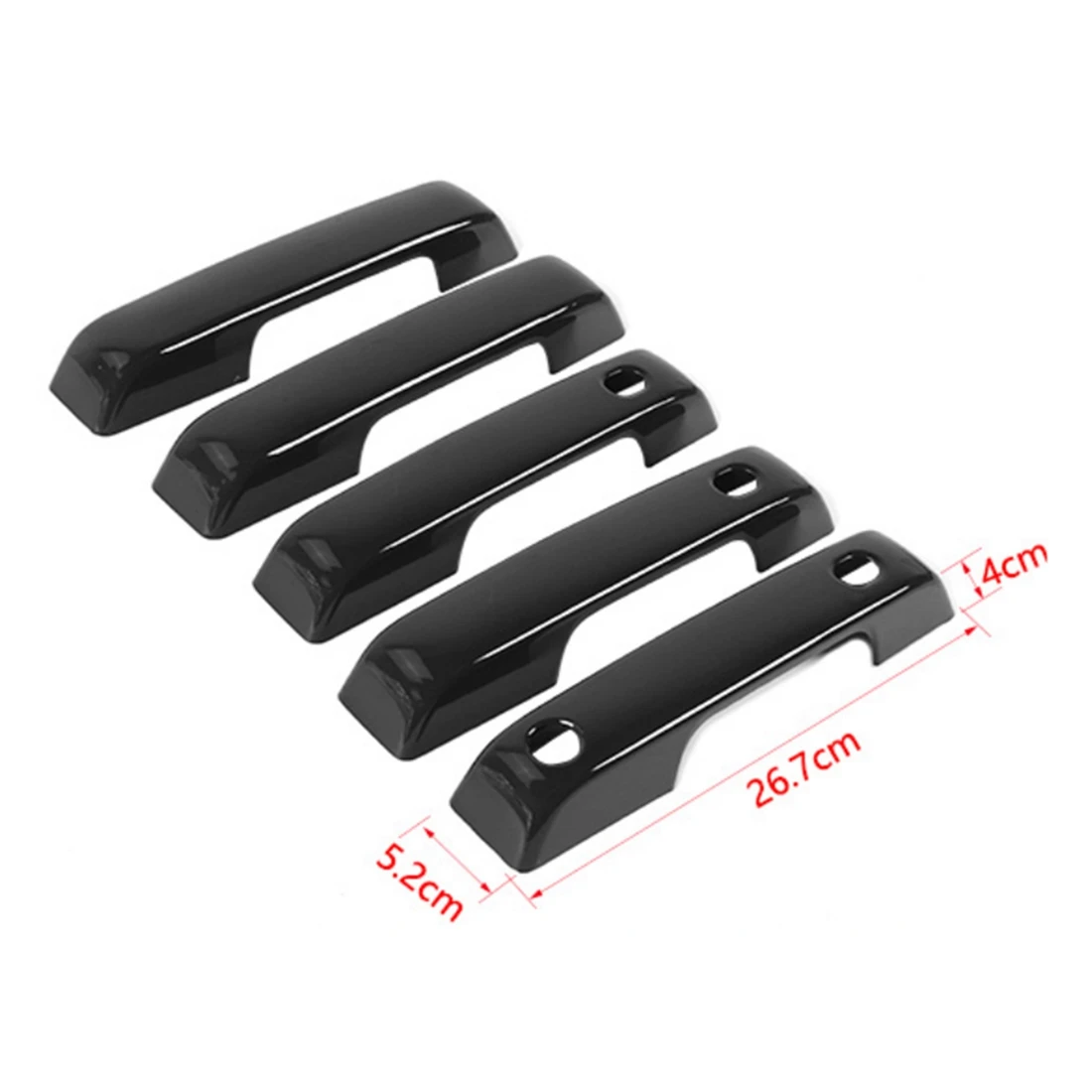 Side Door Handles Cover Trim for Ford BRONCO 2021 2022 4-Door Car Accessories , ABS Black 
Side Door Handles Cover Trim for Ford BRONCO 2021 2022 4-Door Car Accessories , ABS Black