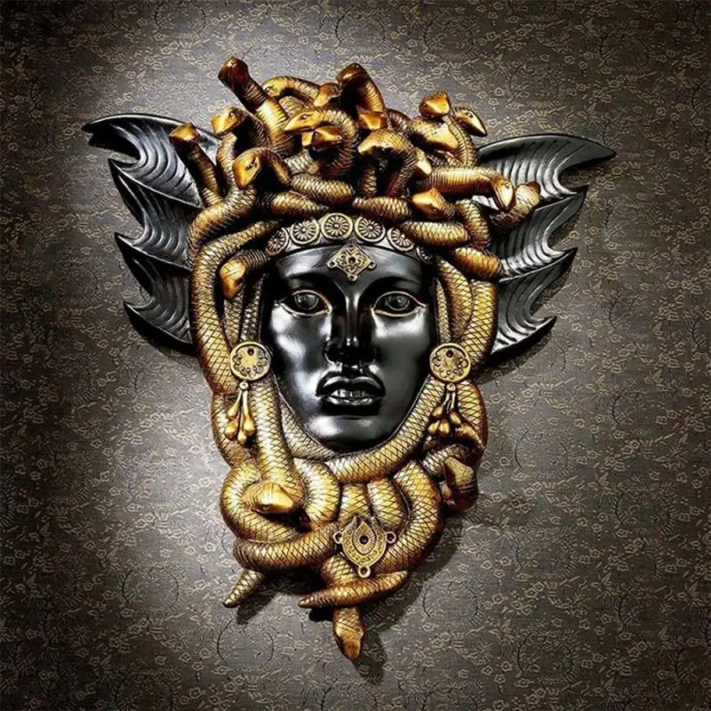 Уникальная Готическая мифология Medusa, легенда, искусственная Греция, Настенная подвесная статуя, миф, монстеровая смола для украшения дома, гостиной
Уникальная Готическая мифология Medusa, легенда, искусственная Греция, Настенная подвесная статуя, миф, монстеровая смола для украшения дома, гостиной