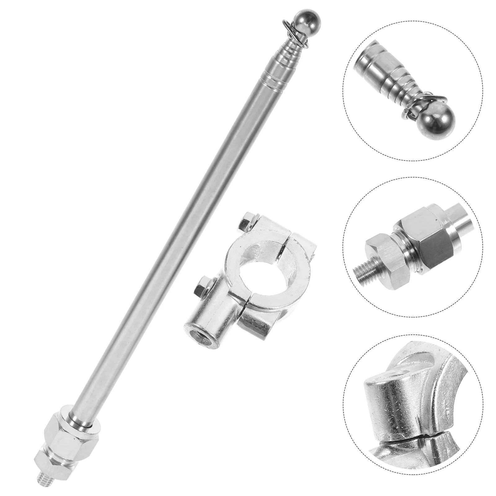 Регулируемый телескопический флагшток Vorcool для велосипедов 1-2 м
Регулируемый телескопический флагшток Vorcool для велосипедов 1-2 м