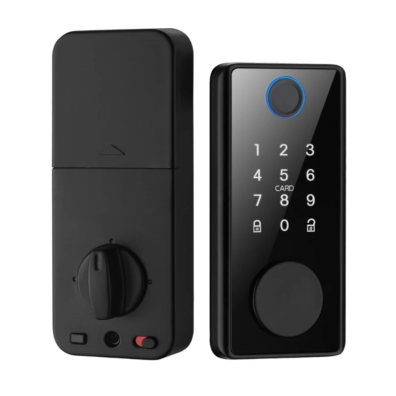 Fingerprint Door Lock Include Backup Keys IC Cards Keyless Door Lock Tuya-APP Unlock for Homestays Interior Door
Fingerprint Door Lock Include Backup Keys IC Cards Keyless Door Lock Tuya-APP Unlock for Homestays Interior Door
