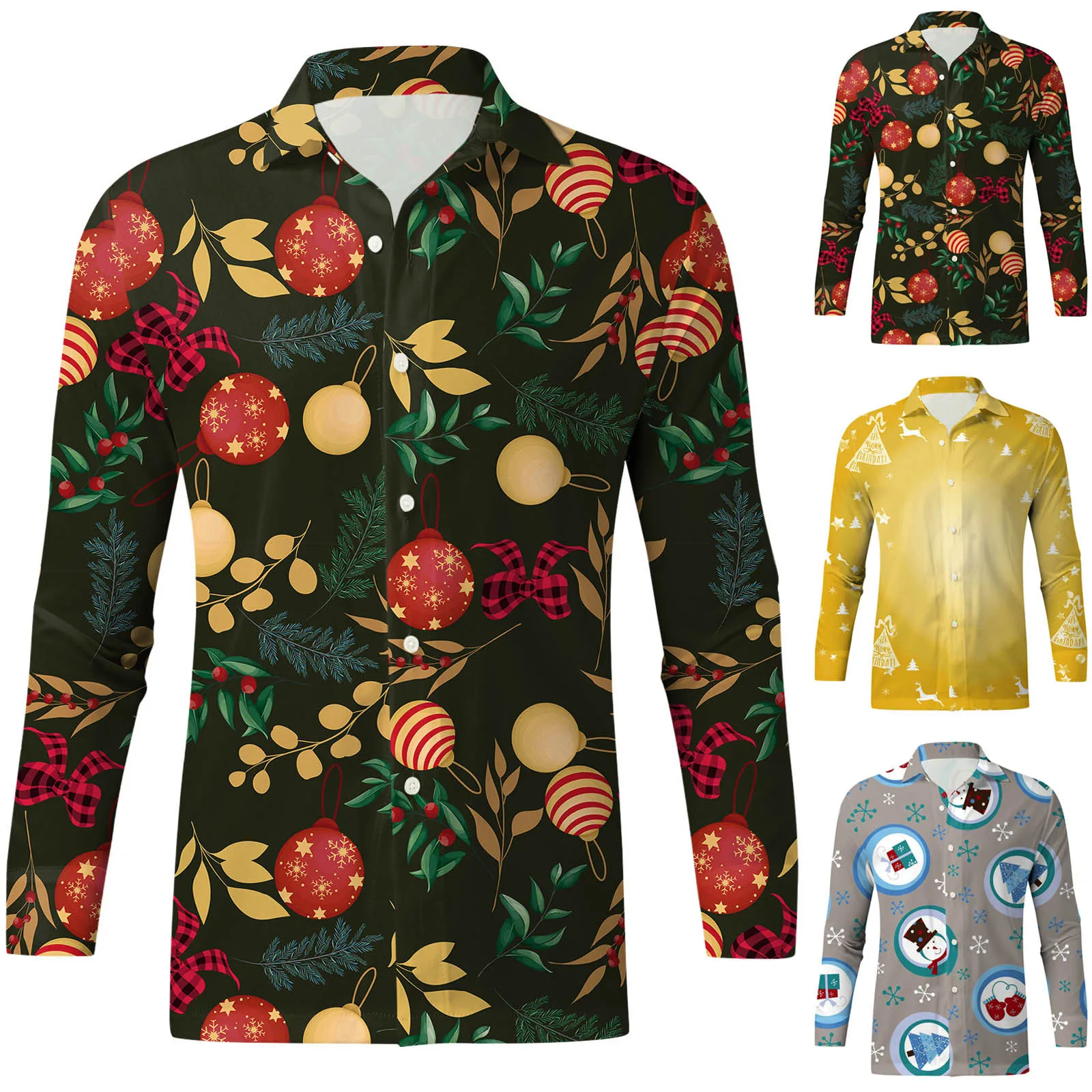 2022 Shirt Autumn Christmas Shirt 3d Printed Christmas Long Sleeve Top Holiday Party Top Men's Oversized T-shirt Clothing Haraju
2022 Shirt Autumn Christmas Shirt 3d Printed Christmas Long Sleeve Top Holiday Party Top Men's Oversized T-shirt Clothing Haraju