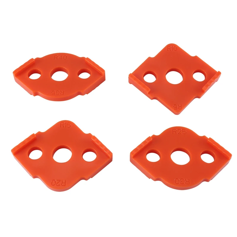 4Pcs Quick Locator Woodworking Router Corner Radius Templates Jig R5-R40 Woodworking Trimming Machine Wood Router
4Pcs Quick Locator Woodworking Router Corner Radius Templates Jig R5-R40 Woodworking Trimming Machine Wood Router