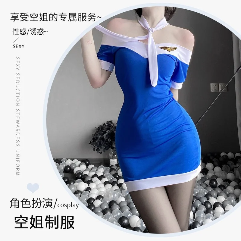 Japanese Av Actress Backless Women Sexy Stewardess Cosplay Costumes Flight Attendant Nightdress Bow Tie Erotic Party Tempatation
Japanese Av Actress Backless Women Sexy Stewardess Cosplay Costumes Flight Attendant Nightdress Bow Tie Erotic Party Tempatation