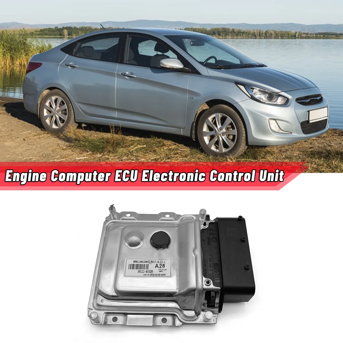 39111-03520 Car Engine Computer ECU Electronic Control Unit for Hyundai A28 ME17.9.11.1
39111-03520 Car Engine Computer ECU Electronic Control Unit for Hyundai A28 ME17.9.11.1