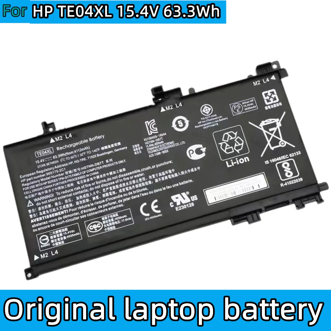 

Origina TE04XL TPN-Q173 HSTNN-UB7A DB7T Laptop Battery For HP Pavilion Omen 15-AX200NX AX210TX AX202NA AX202la DC215TX DC219TX
