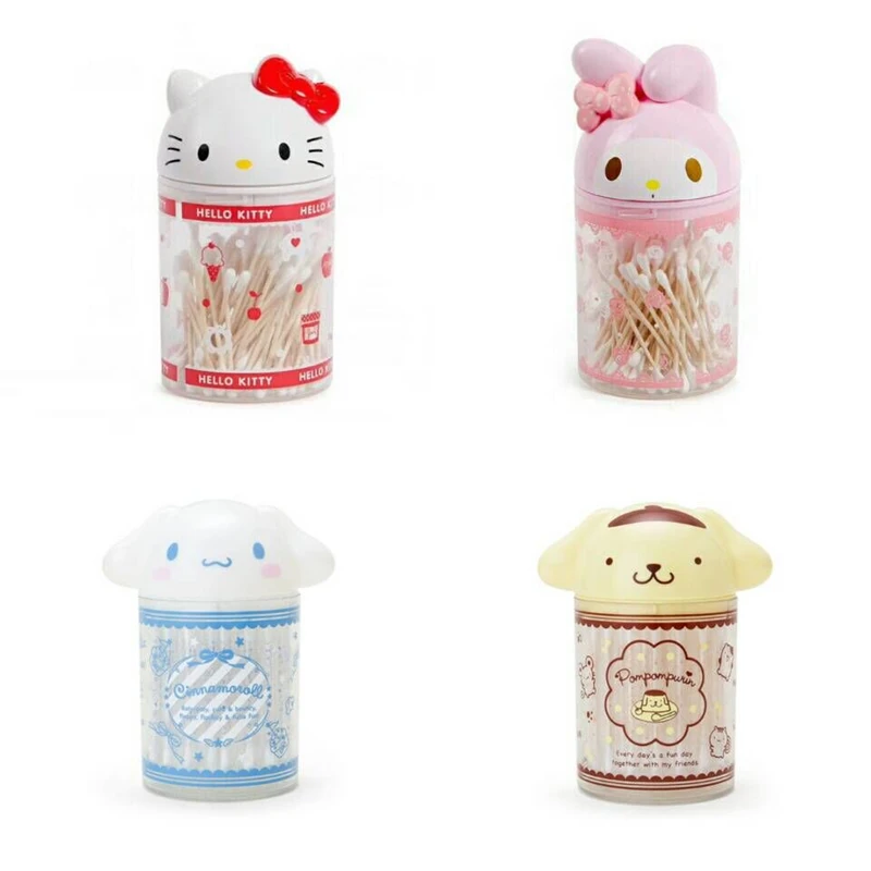 Kawaii Cute Hello Kitty Cotton Swab Holder Cute Cinnamorol Makeup Tool Storage Tube Onpompurin Creative Storage Pen Holder
Kawaii Cute Hello Kitty Cotton Swab Holder Cute Cinnamorol Makeup Tool Storage Tube Onpompurin Creative Storage Pen Holder