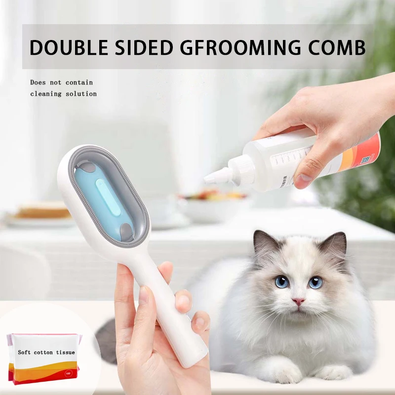 Pet Hair Removal Comb 3-In-1 Cleaning and Hair Removal Massage Portable Simple Comb Double Cleaning Grooming Knot Tool
Pet Hair Removal Comb 3-In-1 Cleaning and Hair Removal Massage Portable Simple Comb Double Cleaning Grooming Knot Tool