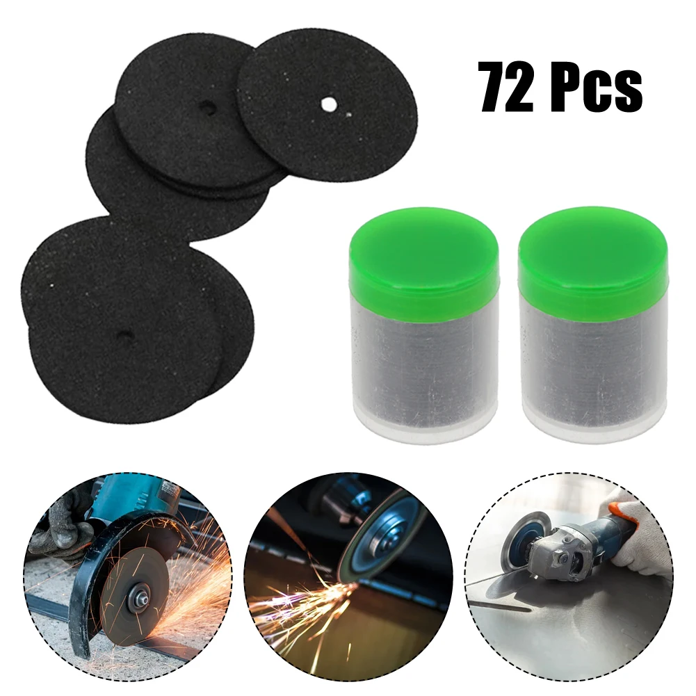 72pcs 24mm Cutting Disc Circular Saw Blade Kit Resin Grinding Wheel For Rotary Tool 2mm Hole Grinding Cutting
72pcs 24mm Cutting Disc Circular Saw Blade Kit Resin Grinding Wheel For Rotary Tool 2mm Hole Grinding Cutting