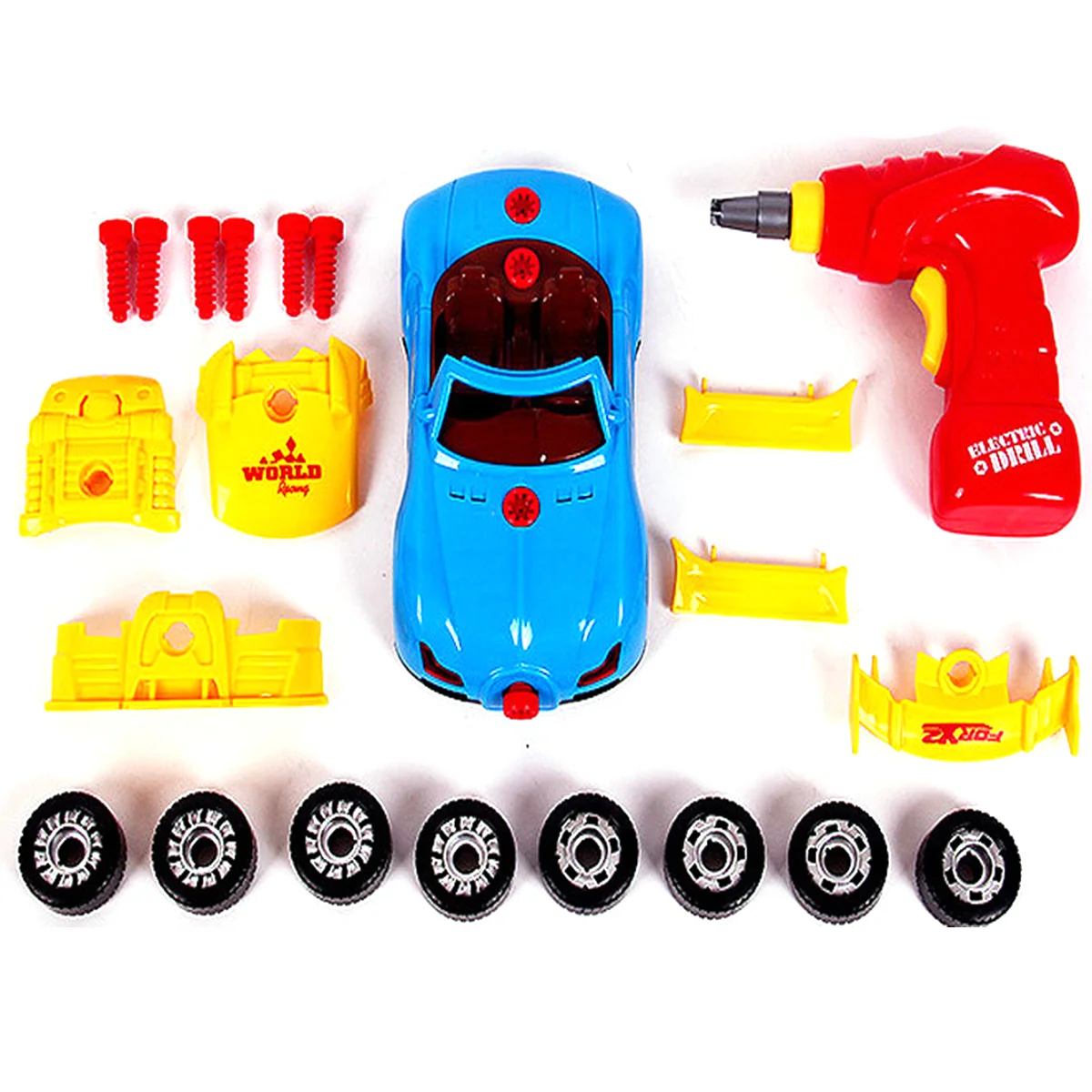 1pc Car Assemble Education Racing Educational Toys Car with Electric Drill Tools Children Home Kids for 
1pc Car Assemble Education Racing Educational Toys Car with Electric Drill Tools Children Home Kids for