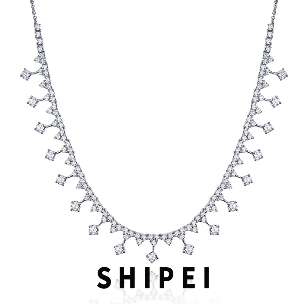 SHIPEI 925 Sterling Silver White Sapphire Gemstone Wedding Engagement Fine Jewelry Romantic Women Necklace Pendant Wholesale
SHIPEI 925 Sterling Silver White Sapphire Gemstone Wedding Engagement Fine Jewelry Romantic Women Necklace Pendant Wholesale