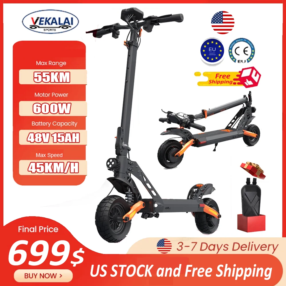 G2 Pro 600W Folding Electric Scooter for Adults 48V 15Ah Battery 50 km/h Max Speed 55KM 9 inch Tires Off Road Electric Scooter
G2 Pro 600W Folding Electric Scooter for Adults 48V 15Ah Battery 50 km/h Max Speed 55KM 9 inch Tires Off Road Electric Scooter