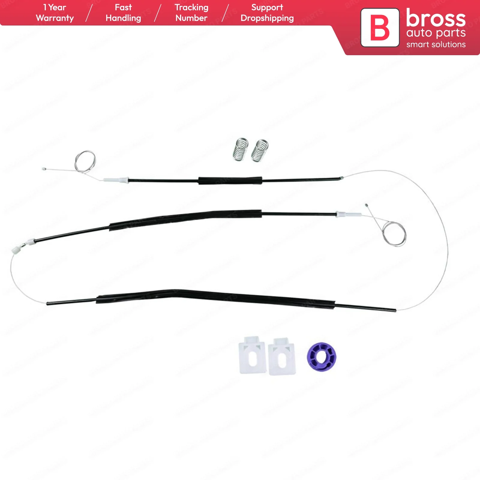 Bross Auto Parts BWR646 Electrical Power Window Regulator Repair Kit Front Right Door for Audi A3 4/5 Door 1996-2003 Top store
Bross Auto Parts BWR646 Electrical Power Window Regulator Repair Kit Front Right Door for Audi A3 4/5 Door 1996-2003 Top store