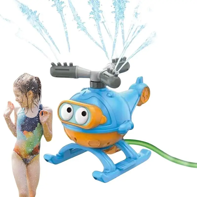 Helicopter Water Sprinkler For Kids Backyard Rotating Helicopter Sprinkler Spinning Sprinkler For Yard Sprays Water For Summer
Helicopter Water Sprinkler For Kids Backyard Rotating Helicopter Sprinkler Spinning Sprinkler For Yard Sprays Water For Summer