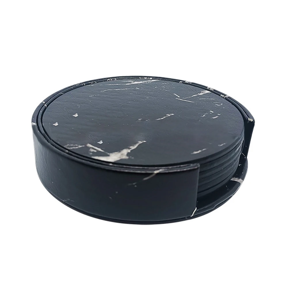 High Quality Trick Coasters Cup Holder Insulation Pad Leather Coaster Marble Texture PU Material Premium Round
High Quality Trick Coasters Cup Holder Insulation Pad Leather Coaster Marble Texture PU Material Premium Round