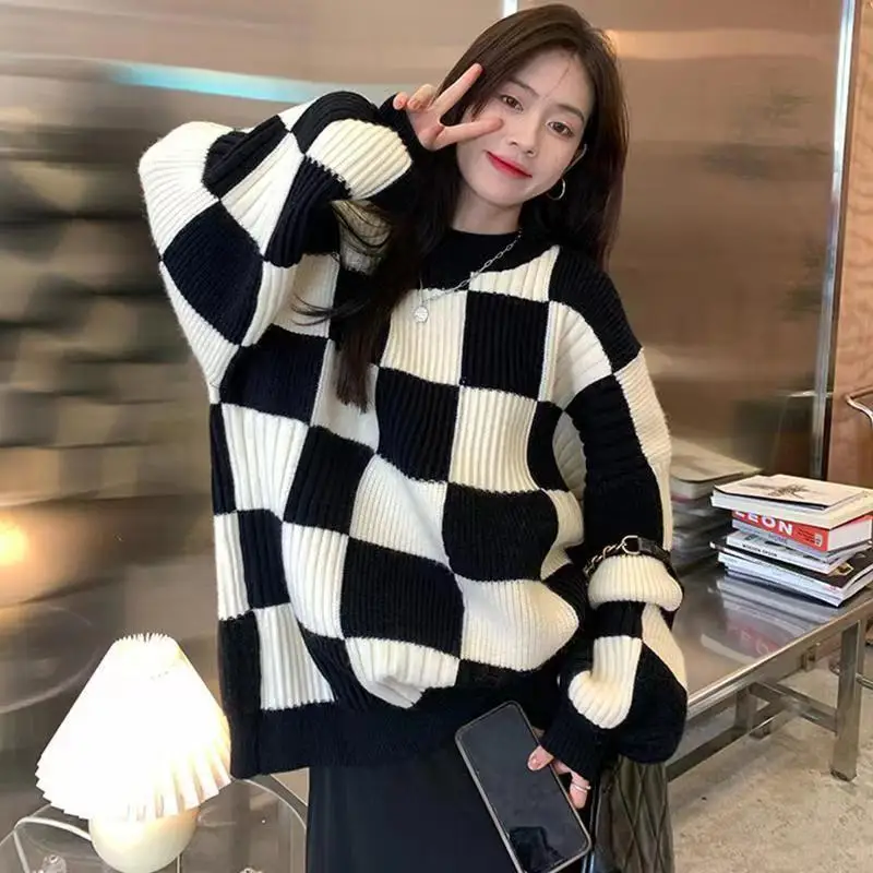 2022 Autumn and Winter New Light Luxury Fashion Sweater Women Sweater Pullover Loose All-match Top Women's Boutique Clothing
2022 Autumn and Winter New Light Luxury Fashion Sweater Women Sweater Pullover Loose All-match Top Women's Boutique Clothing