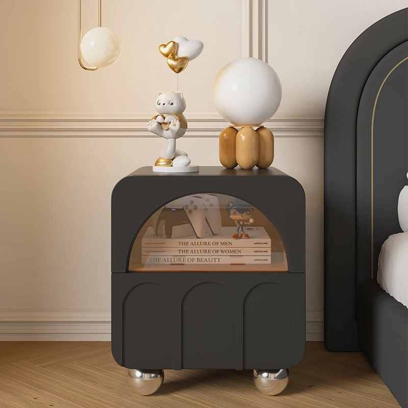 Narrow Dormitory Nightstand Modern Minimal Storage Mobile Bedside Table Small Space Comodini Camera Da Letto Room Furniture
Narrow Dormitory Nightstand Modern Minimal Storage Mobile Bedside Table Small Space Comodini Camera Da Letto Room Furniture