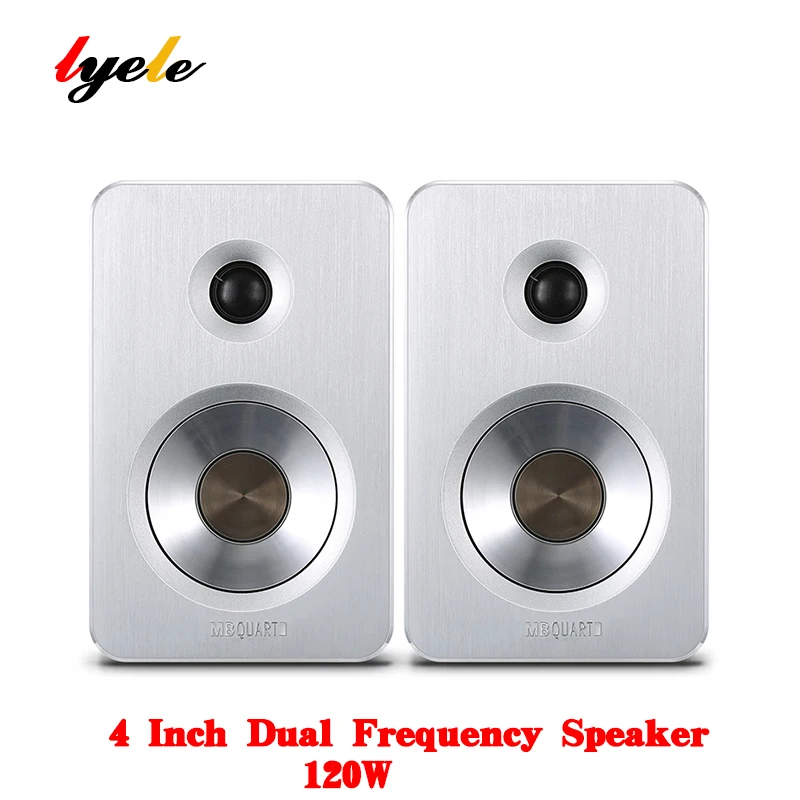 LYELE 120 Вт 4-дюймовый двухчастотный динамик из алюминиевого сплава HiFi аудио высокоточная книжная полка пассивный Настольный аудиосабвуфер
LYELE 120 Вт 4-дюймовый двухчастотный динамик из алюминиевого сплава HiFi аудио высокоточная книжная полка пассивный Настольный аудиосабвуфер
