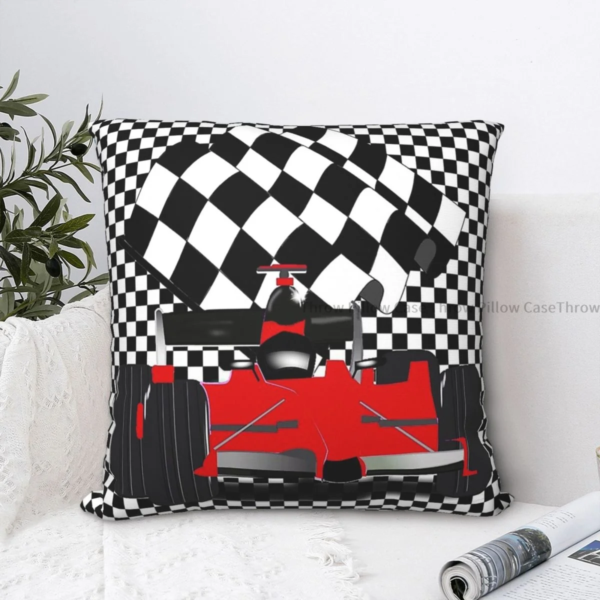 Red Race Car With Checkered Cojines Formula 1 2022 Throw Pillow Case Cushion Covers Home Sofa Chair Decorative Backpack
Red Race Car With Checkered Cojines Formula 1 2022 Throw Pillow Case Cushion Covers Home Sofa Chair Decorative Backpack