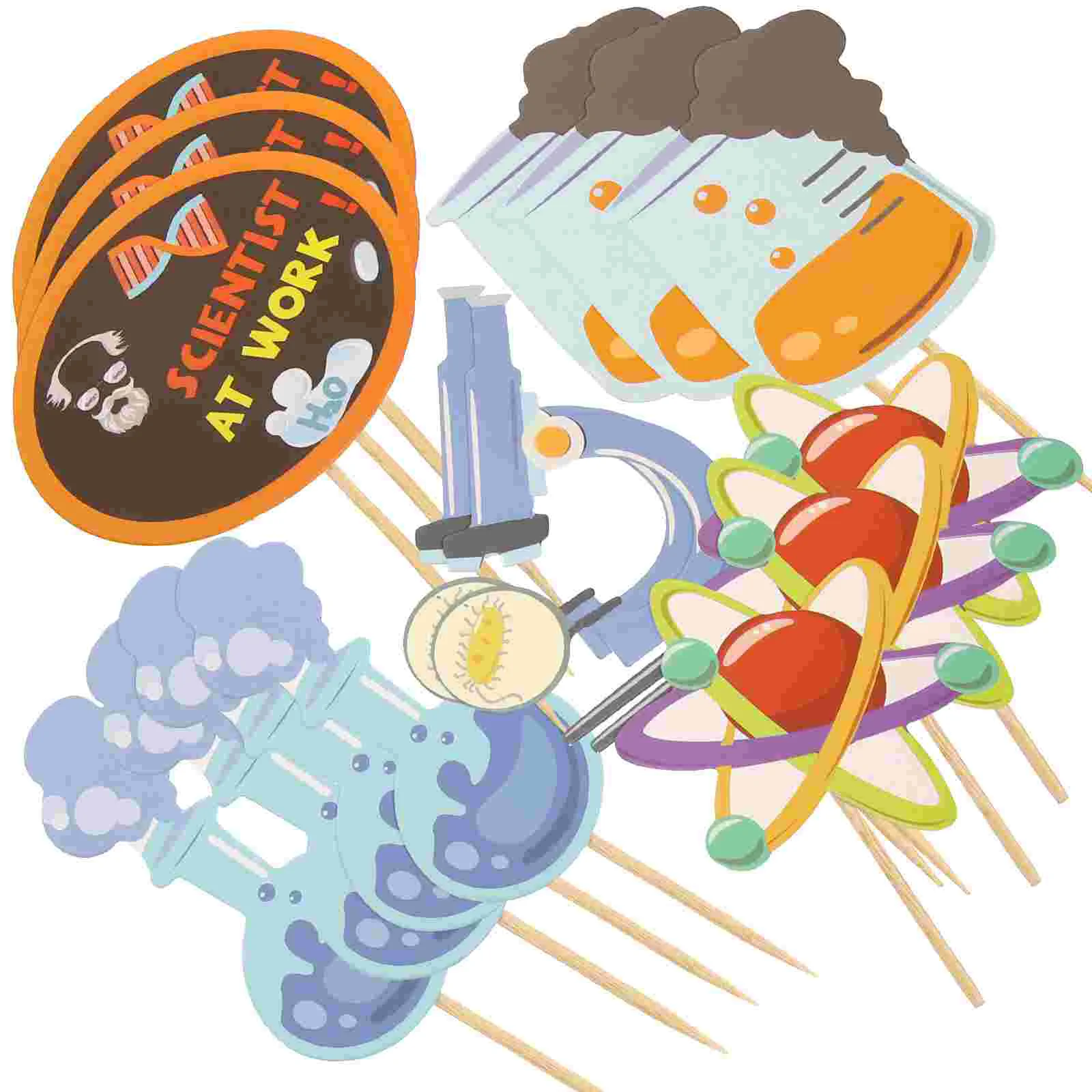 Science Toppers Cupcake Party Birthday Cake Decorations Supplies Dessert Themed Theme Baby Decoration Laboratory Decor Shower
Science Toppers Cupcake Party Birthday Cake Decorations Supplies Dessert Themed Theme Baby Decoration Laboratory Decor Shower