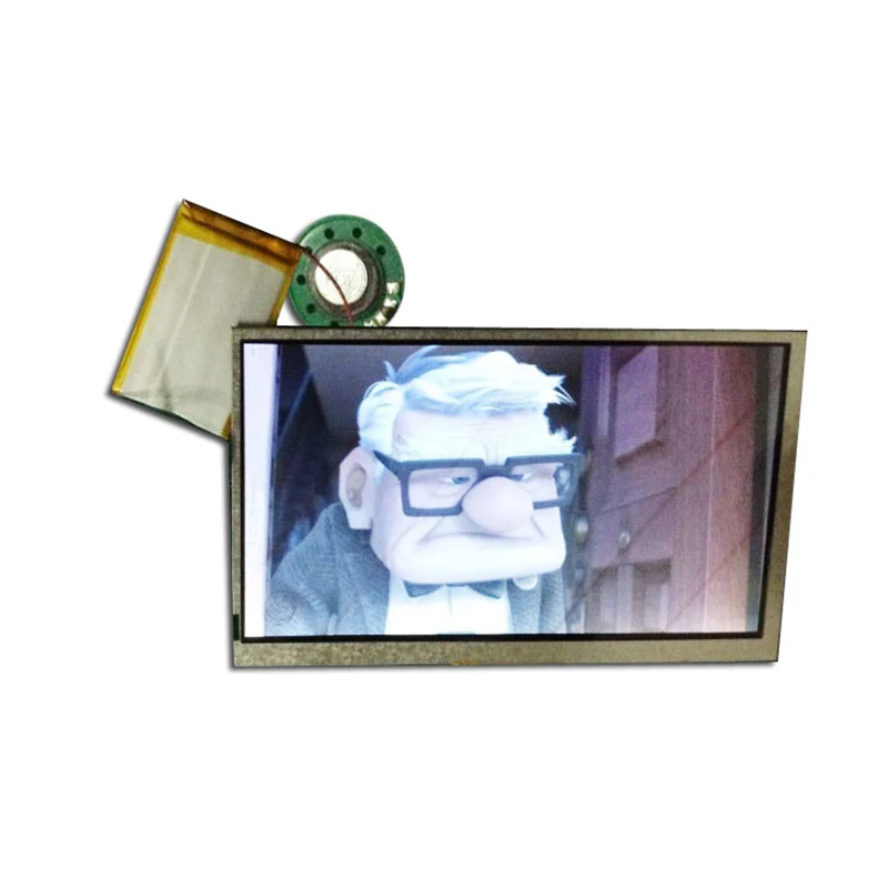 

High Quality 5 Inch TFT Screen Usb Mp4 Players Board Lcd Video Module With Battery For Brochure And Box