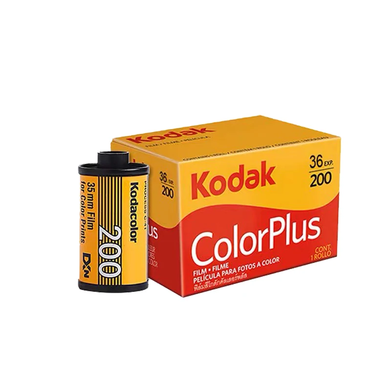 1-5 рулонов KODAK Color Plus 200 цветная отрицательная пленка 35 мм 36 экспозиций в рулоне Kodak