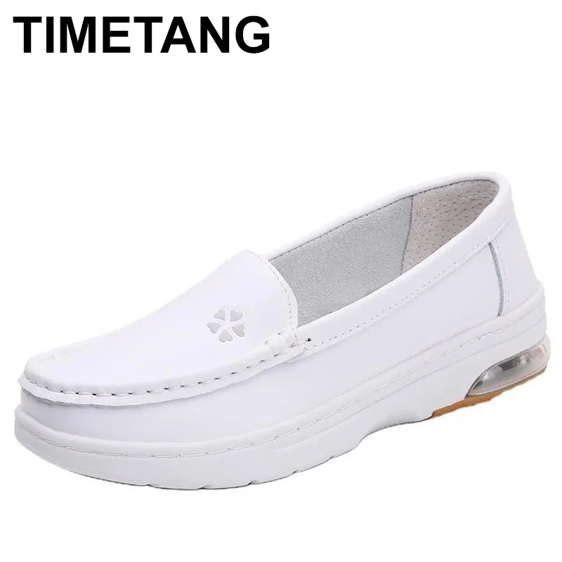 Real Leather New Nurse Shoes White Women Work Wedge Flats Attendance Doctor Comfortable Soft Cushion Anti-Slip Hospital Standing
Real Leather New Nurse Shoes White Women Work Wedge Flats Attendance Doctor Comfortable Soft Cushion Anti-Slip Hospital Standing