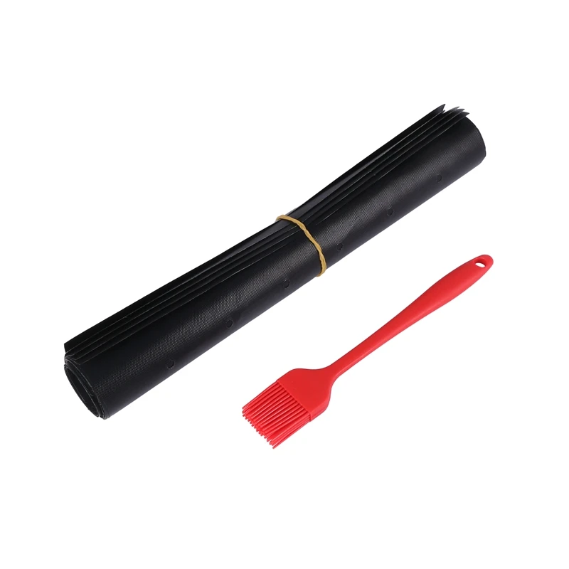 Коврики для гриля с отверстиями, коврик для гриля 6 шт. с щеткой для барбекю и маслом, антипригарные многоразовые и легко моющиеся, угольные и...
Коврики для гриля с отверстиями, коврик для гриля 6 шт. с щеткой для барбекю и маслом, антипригарные многоразовые и легко моющиеся, угольные и...